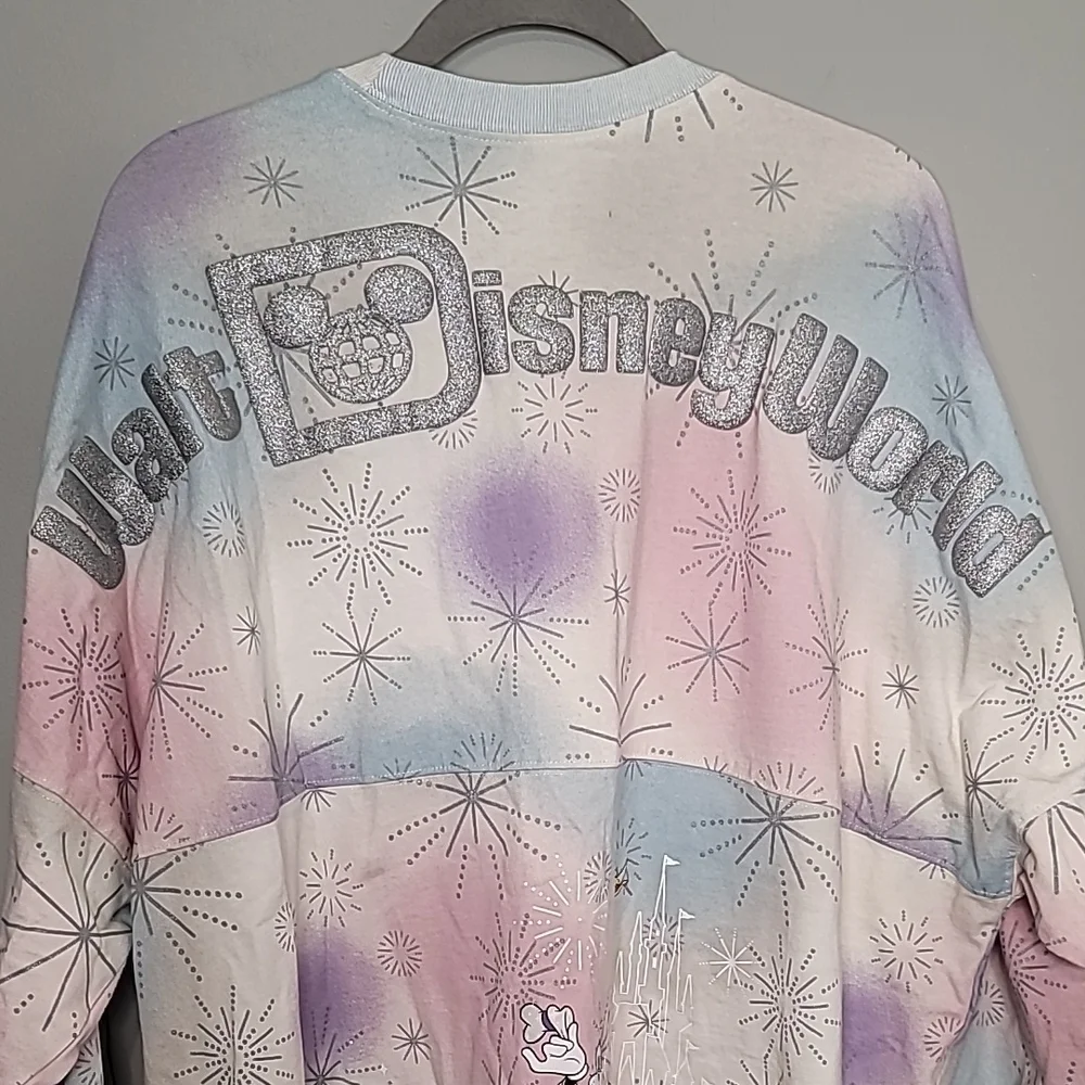 Disney Spirit Jersey 100th anniversary Pastel Tie-Dye long sleeve shirt size XXL - Picture 7 of 12
